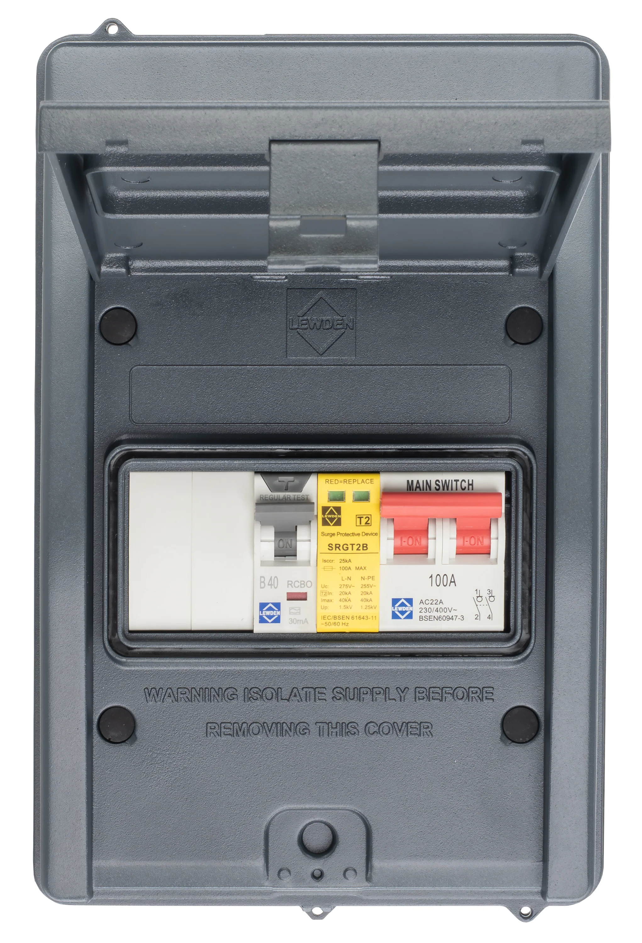 LEWDEN SIENA: 7.4kW | SOCKET | IP65 POLYCARB CU BUNDLE - Image 7