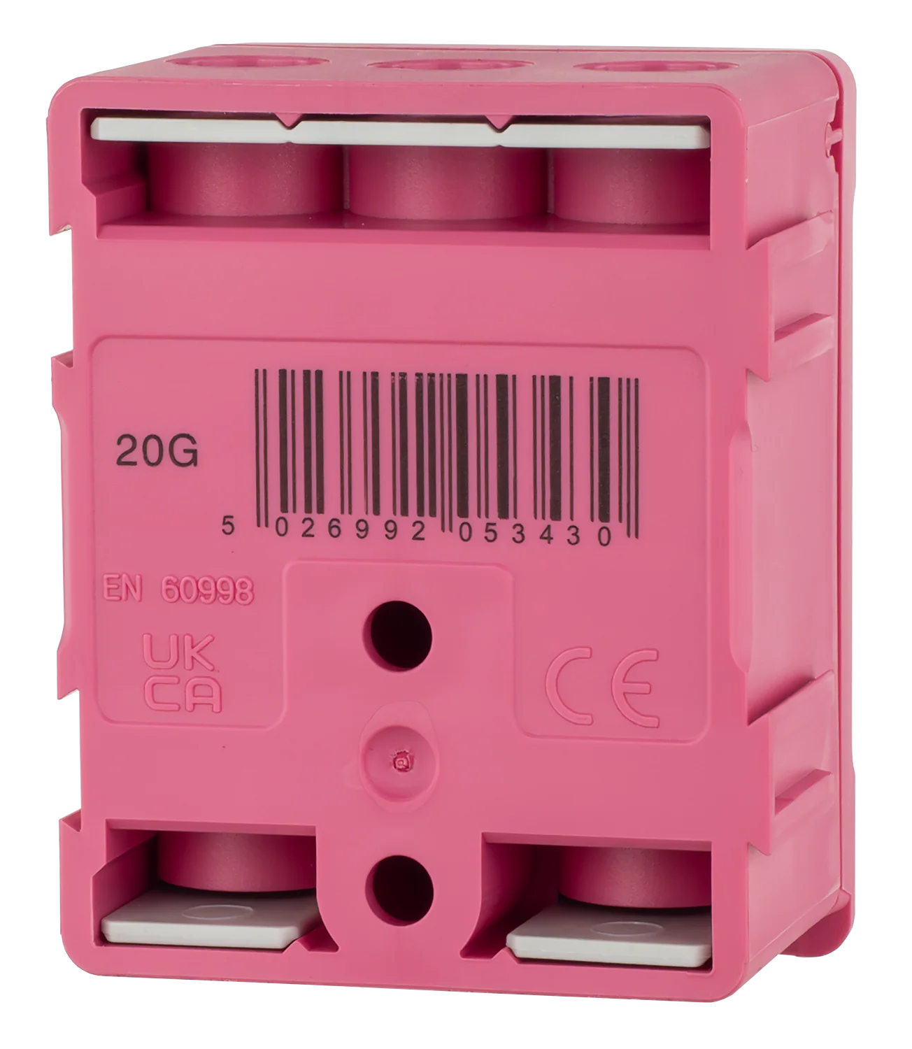 LEWDEN TERMINAL BLOCK: 5 WAY 100A | BLOCK PINK (FUNCTIONAL EARTH) - Image 3