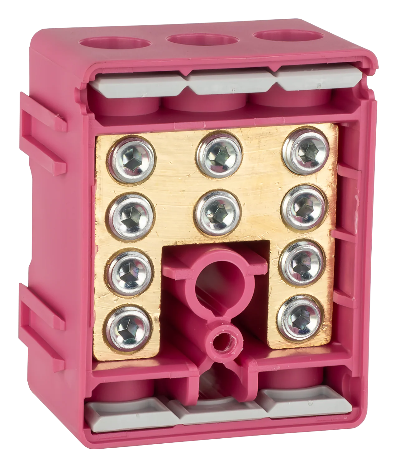 LEWDEN TERMINAL BLOCK: 5 WAY 100A | BLOCK PINK (FUNCTIONAL EARTH) - Image 6