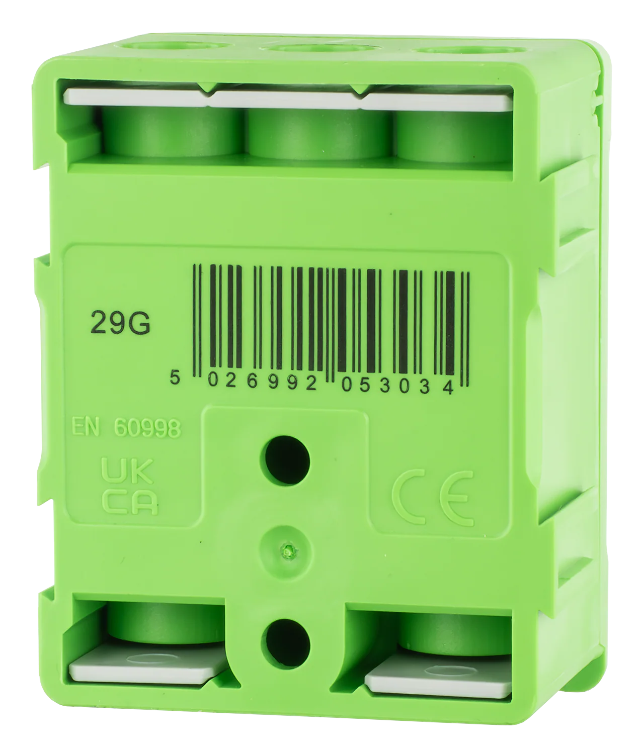 LEWDEN TERMINAL BLOCK: 5 WAY 100A | GREEN (EARTH) - Image 3