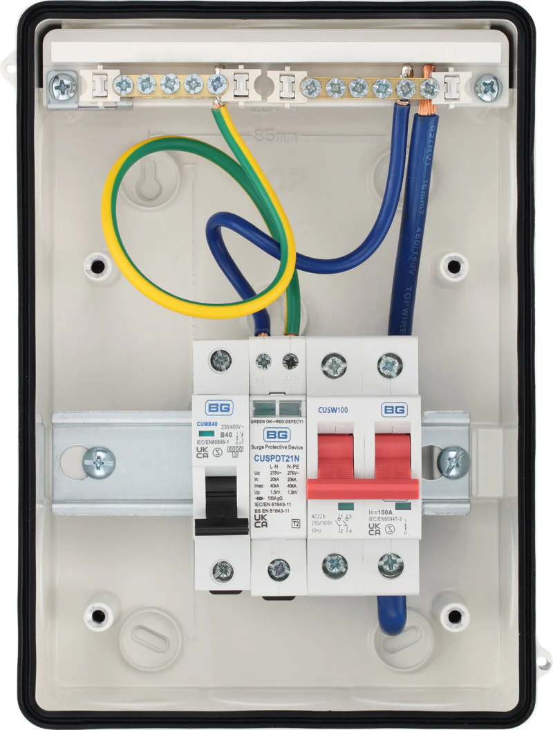 SYNC ENERGY 5 MOD | 40A MCB | TYPE 2 SPD | 100A MAIN SWITCH | IP65 - Image 4