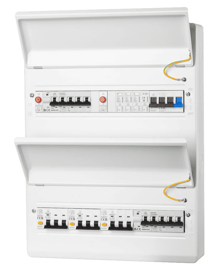 WCED 3-PHASE PME | 2X 40A RCBO | SURGE PROTECTION | WMTP28-R40CSP