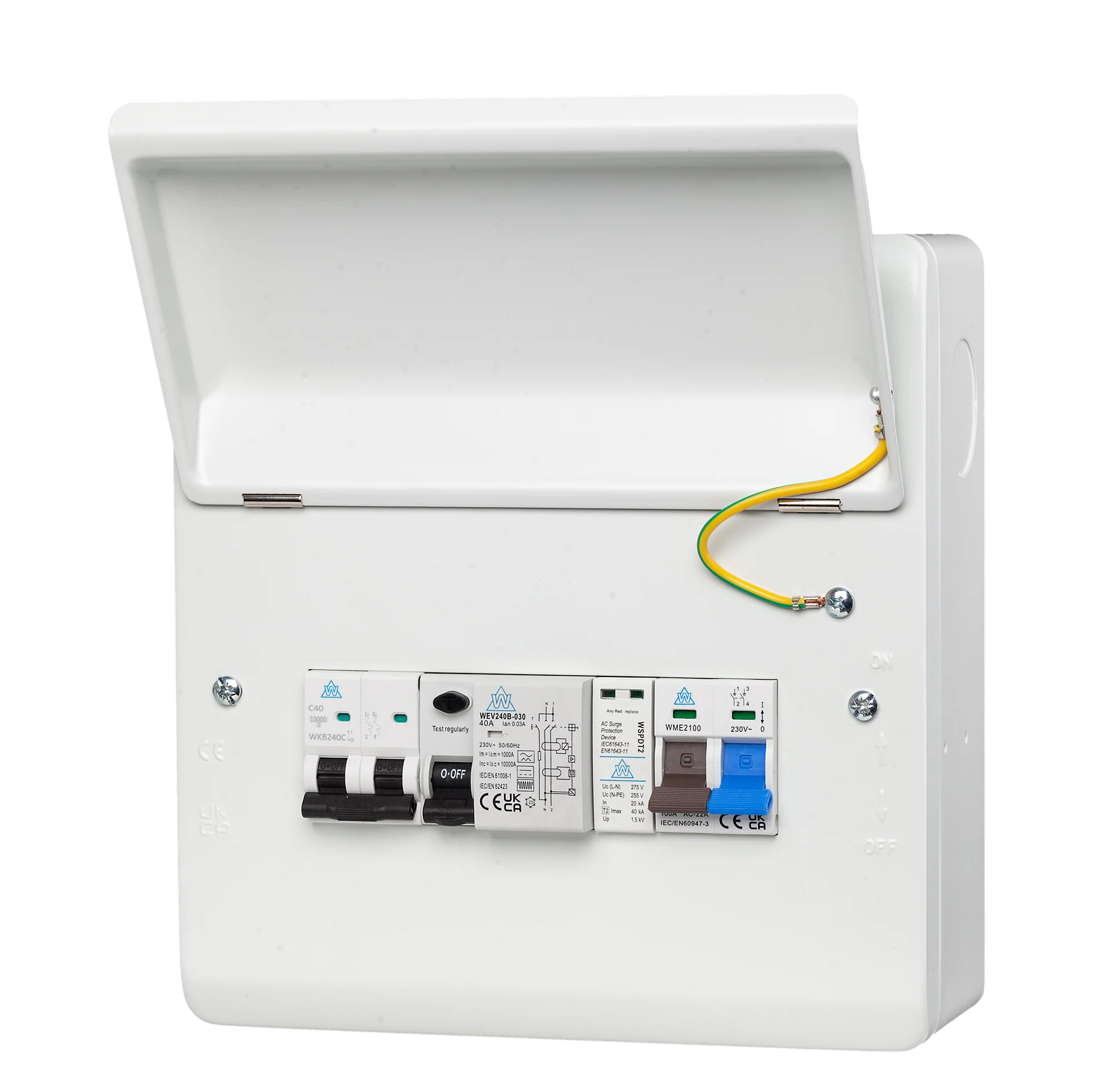 WCED HEAT PUMP PROTECTION CU: TYPE B RCD | 40A