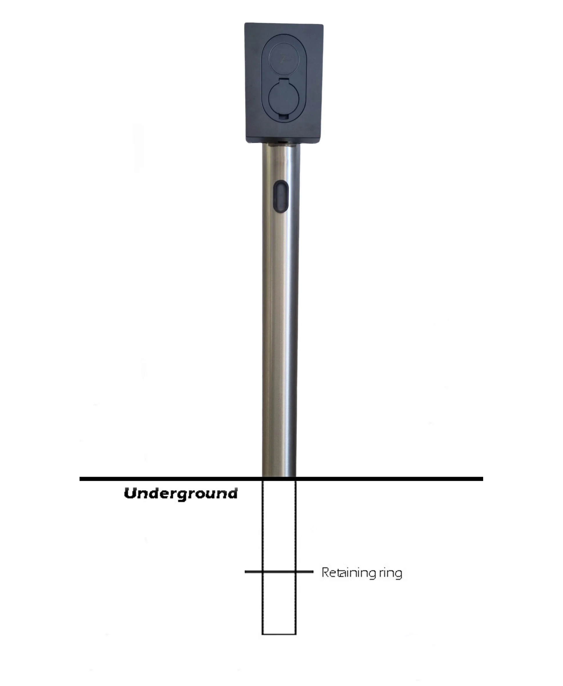 ZAPTEC GO MOUNTING POST - Image 2