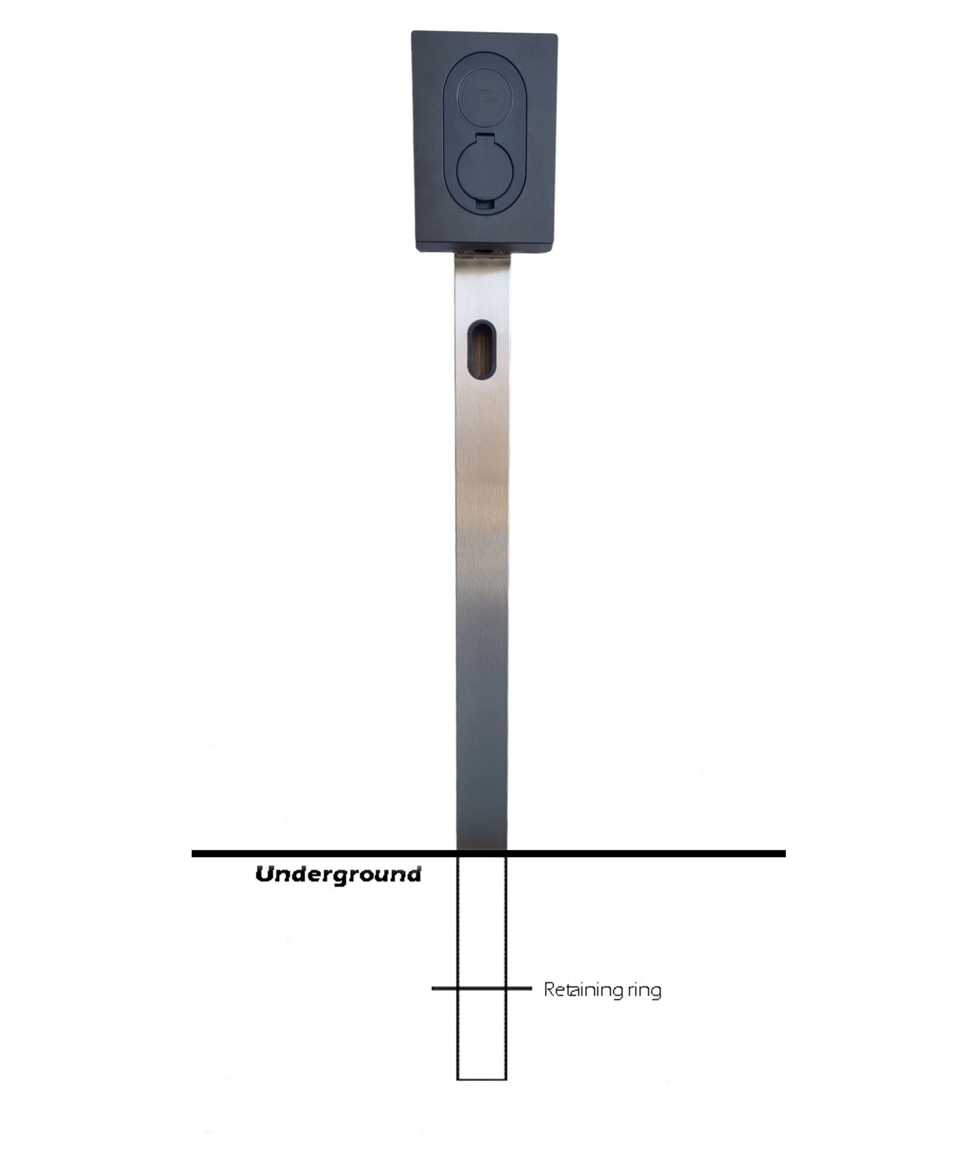 ZAPTEC GO MOUNTING POST - Image 4